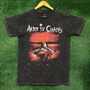 Alice In Chains Dirt Est 1987 Heavy Metal Band Mineral Wash T-Shirt Size Medium